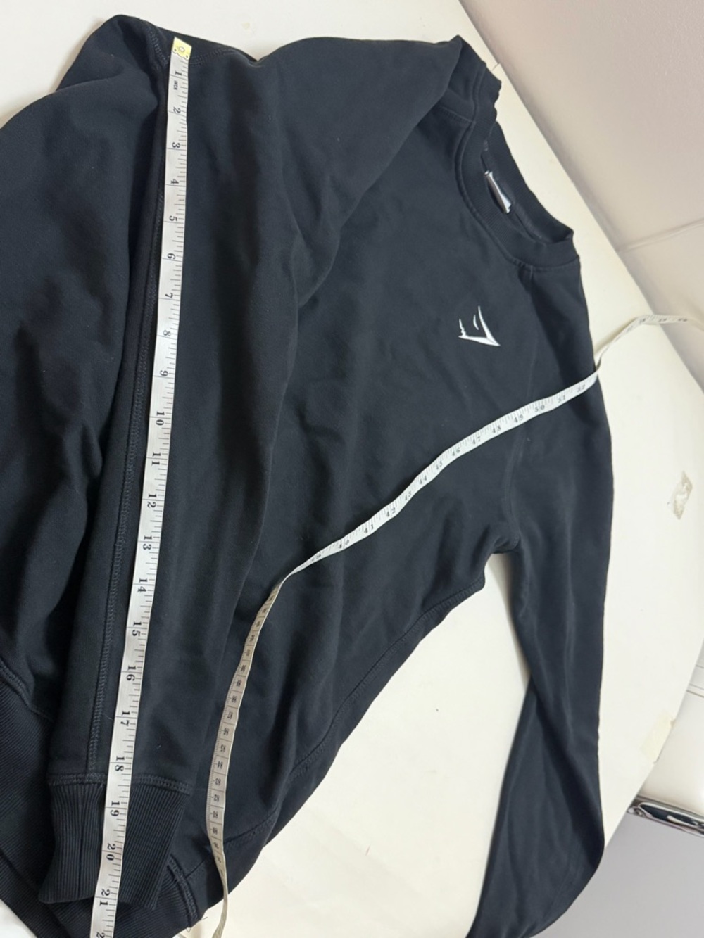 Gymshark - Relaxed Cotton Logo Pullover Crewneck Sweatshirt - Picture 9 of 9